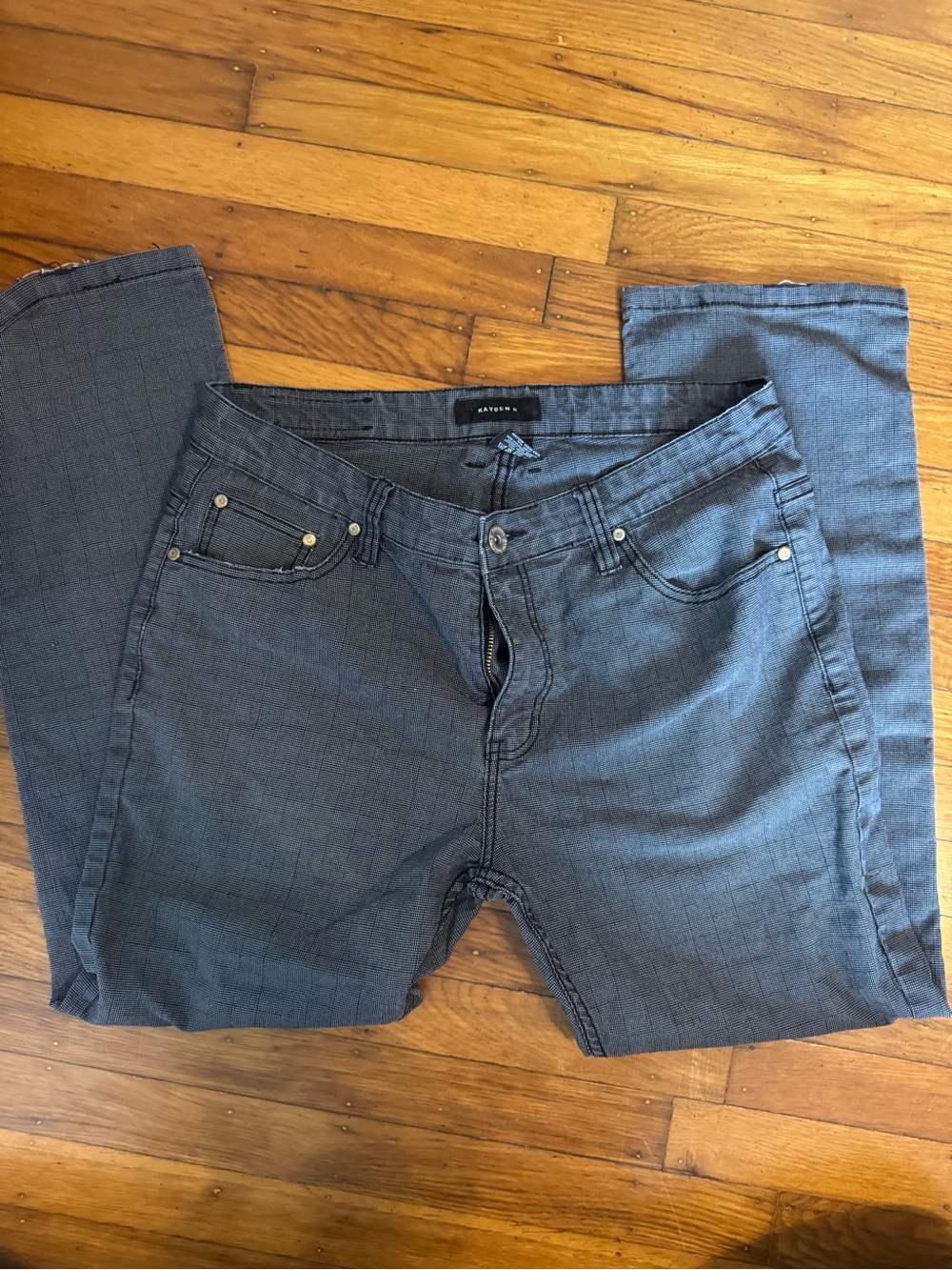 Men's Slim Fit Dark Gray Pants